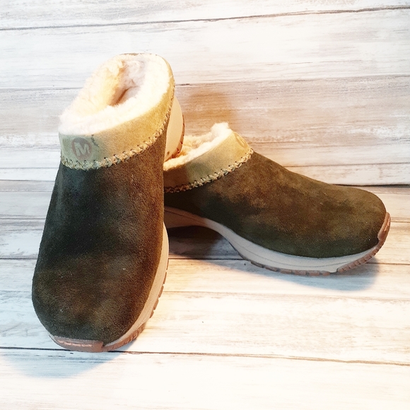 merrell sherpa lined clogs
